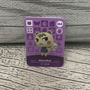 COPY - Animal Crossing Amiibo Marshal Mini NFC Card #264 Scan In Villager ACNH …